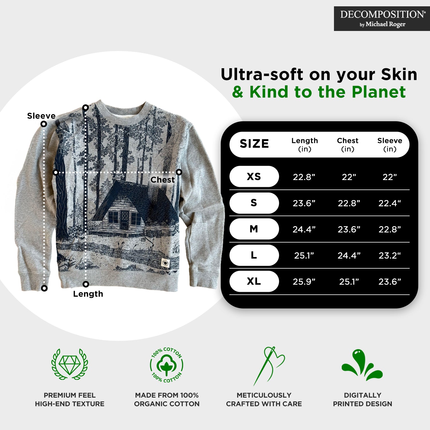 Apparel | Crewneck Sweatshirt | Redwood Creek