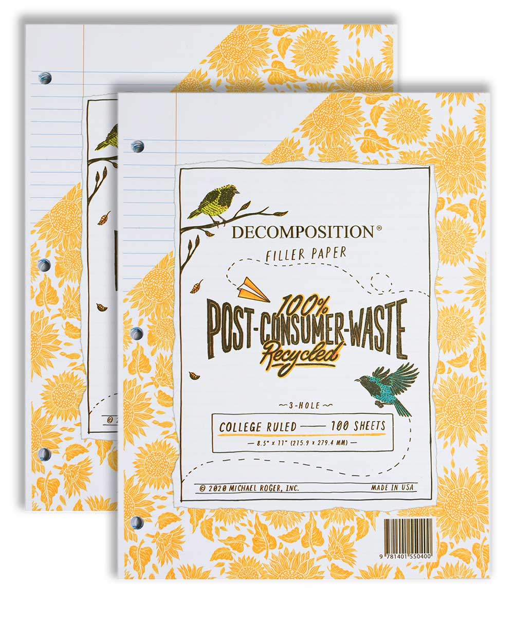 2 Pack of Decomposition Filler Paper