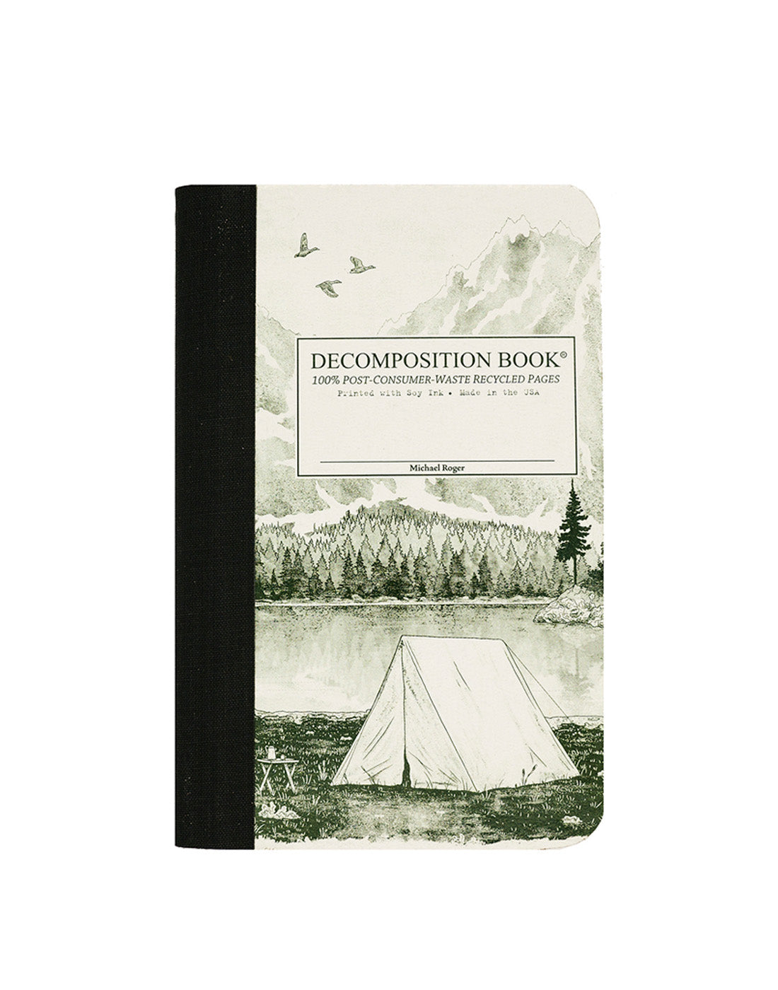 book tent Decomposition Notebook - Pocket