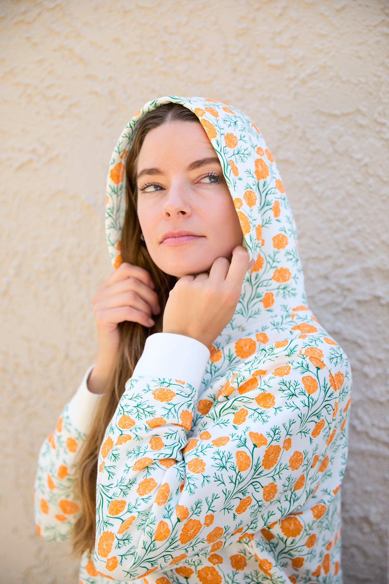 Apparel | Hooded Sweatshirt | California Poppies