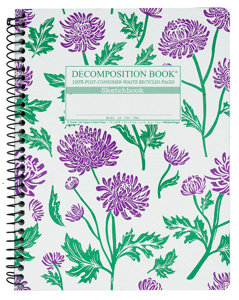 Chrysanthemums Decomposition Book (Blank Pages)