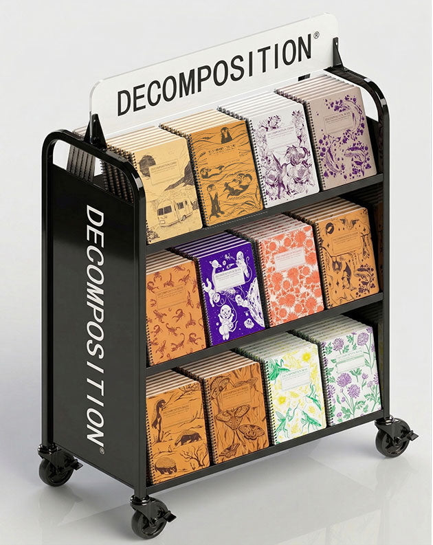 Book Cart Flat Packed 38x18x46"