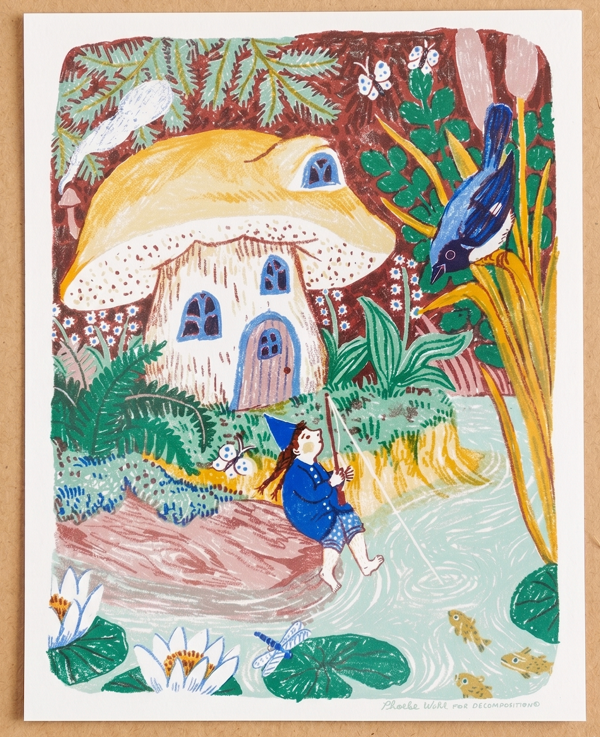 Cozy Cottage Limited Edition Print Phoebe Wahl