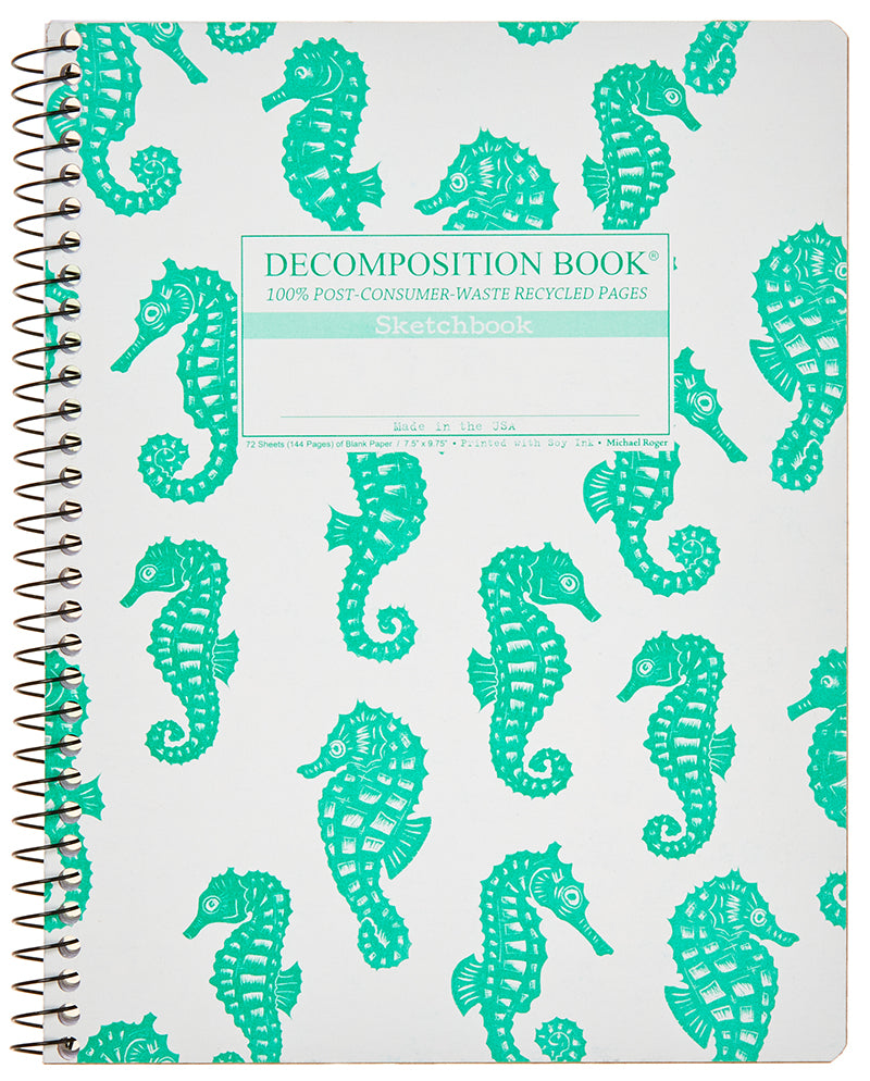 Seahorses Decomposition Book (Blank Pages)