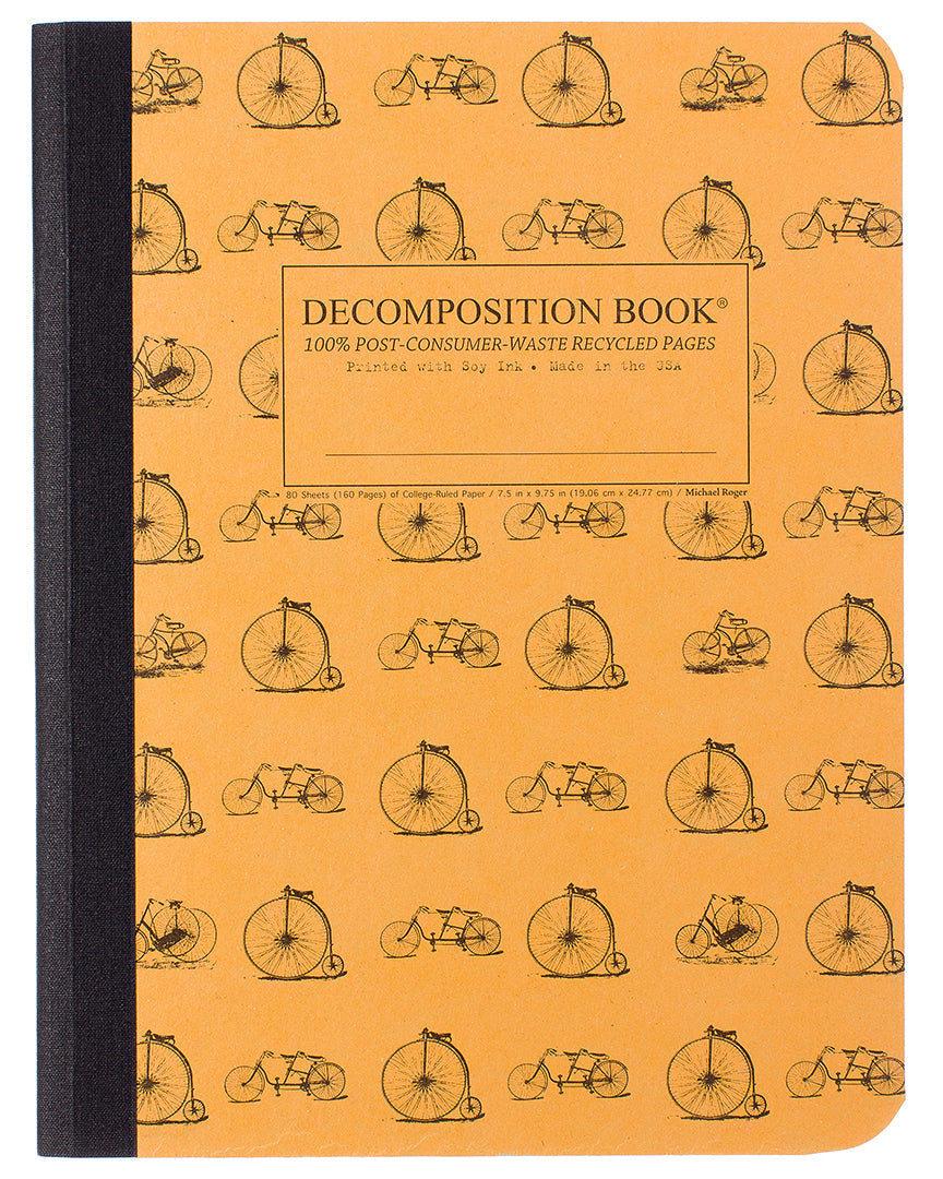 Vintage Bicycles Decomposition Book
