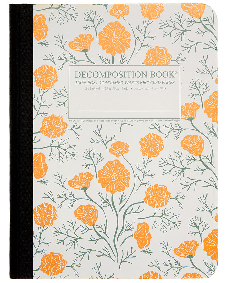 California Poppies Decomposition Book