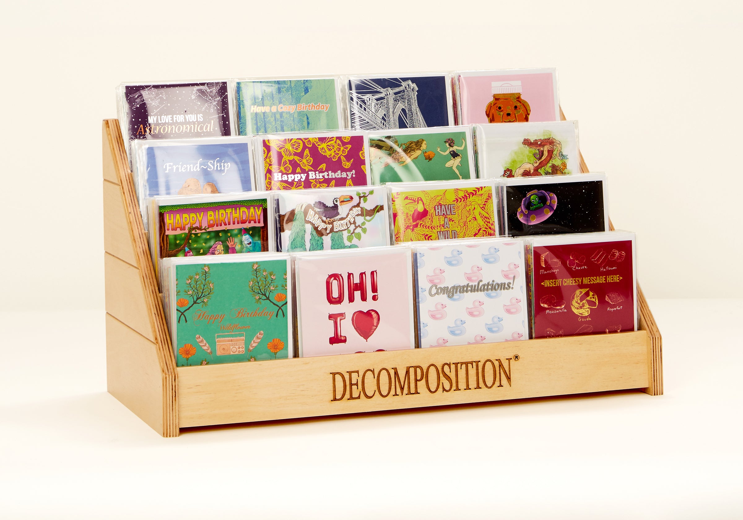 Card Rack for Decomposition Cards